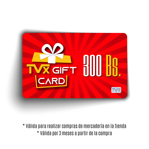 Gift Card TVX – TVX Vape Shop Bolivia